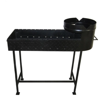 Мангал с печью под казан на 8 - 10 литров